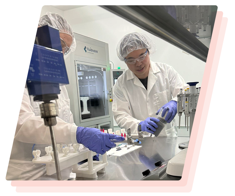 Bioprocess-01 Nexture team in lab