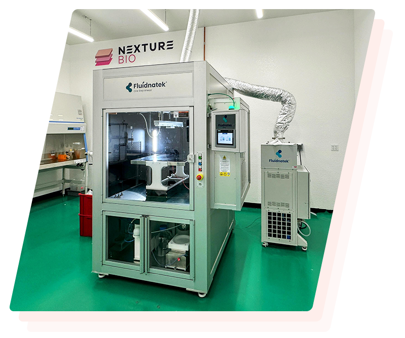 LE-500 LE-500 in Nexture's production facility